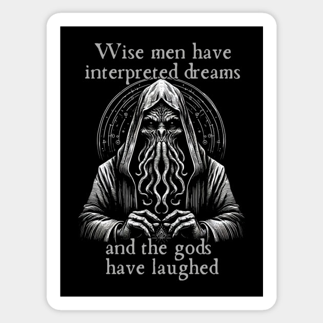 Cthulhu Priest Sticker by OddlyNoir